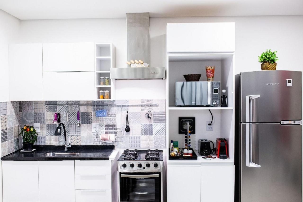 Loft Design, Amplo, Modern Com Ar Condicionado Em Alto De Pinheiros Apartment São Paulo Luaran gambar