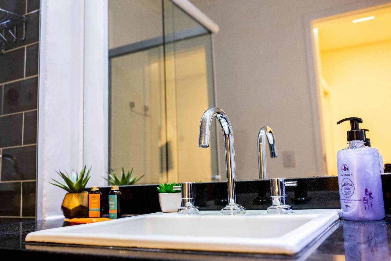 Loft Design, Amplo, Modern Com Ar Condicionado Em Alto De Pinheiros Apartment São Paulo Luaran gambar