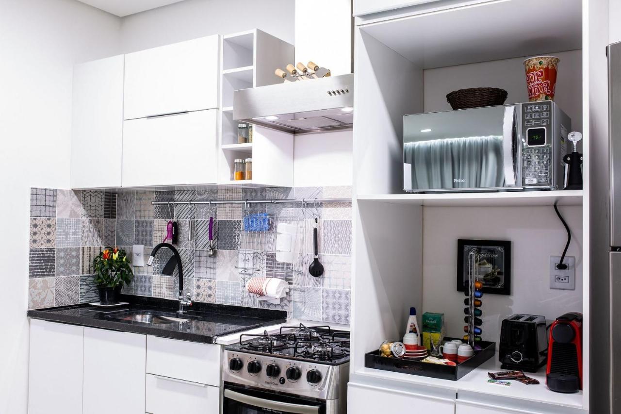 Loft Design, Amplo, Modern Com Ar Condicionado Em Alto De Pinheiros Apartment São Paulo Luaran gambar